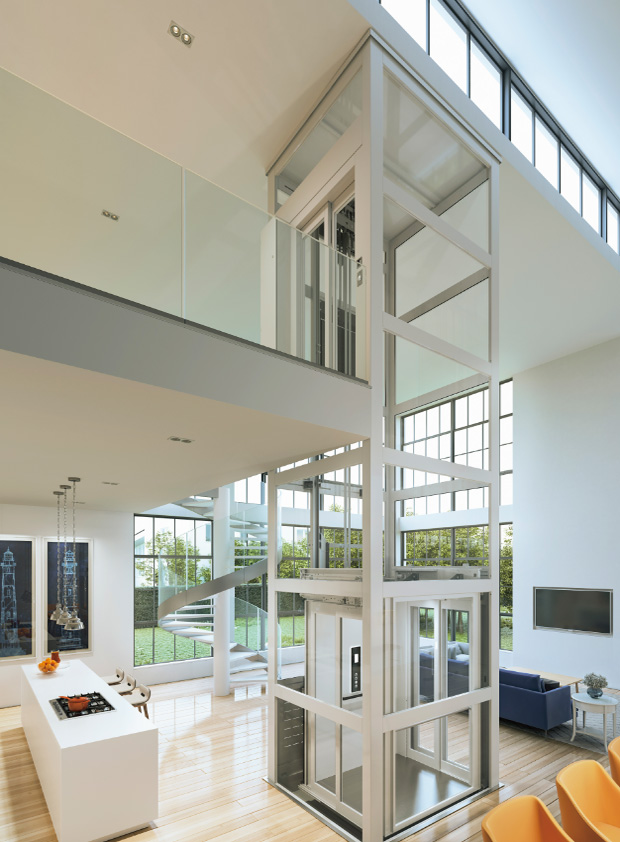 二層家用別墅電梯